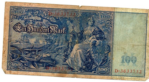 100 mark aus - 100,
