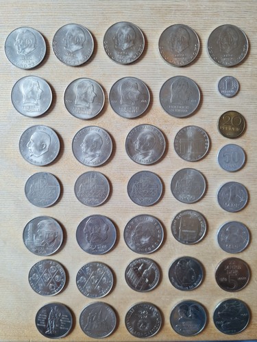 Ddr gedenkmünzen aus - ddr,