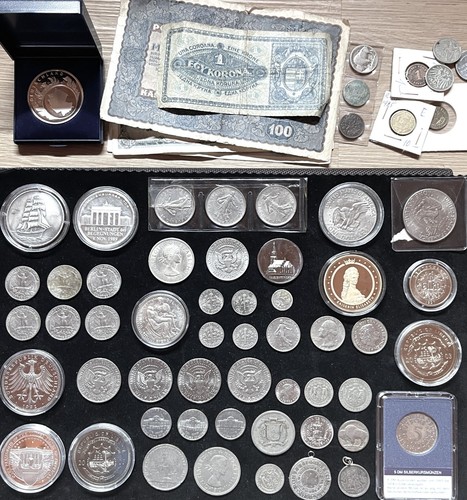 Sammlung von münzen - münzen, /