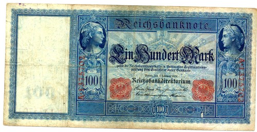 100 mark deutsches reich - mark,