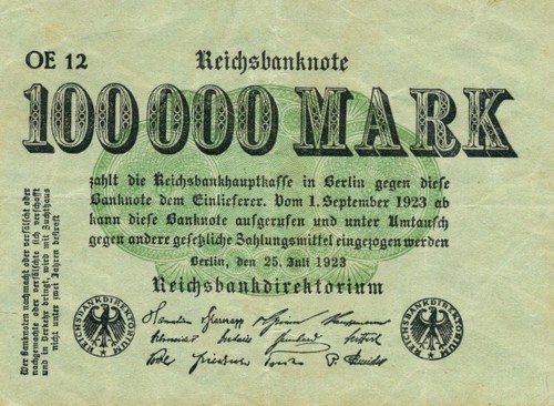 100 000 mark - , papas