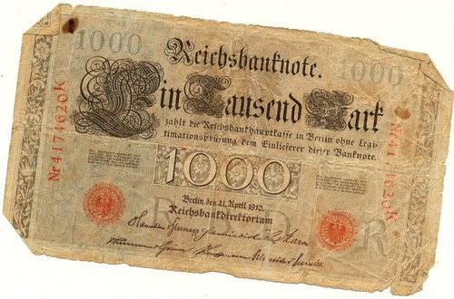 000 mark aus - 1.000,