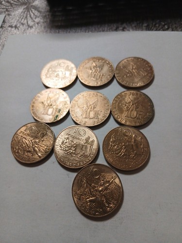 Frankreich francs stück - frankreich, 10