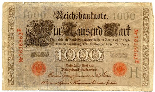 000 mark aus - 1.000,
