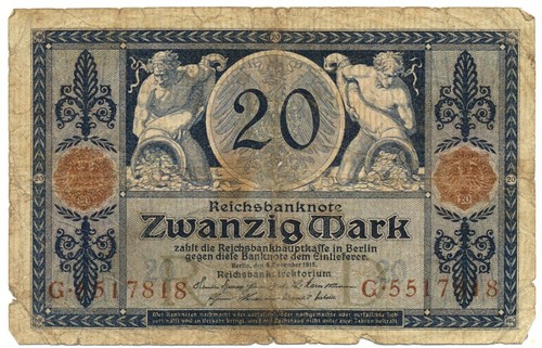 Mark aus papas nachlass - 20,