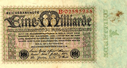 Milliarde mark aus - 1,