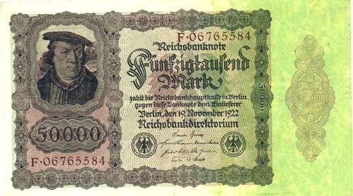 000 mark - 50.000, schein)