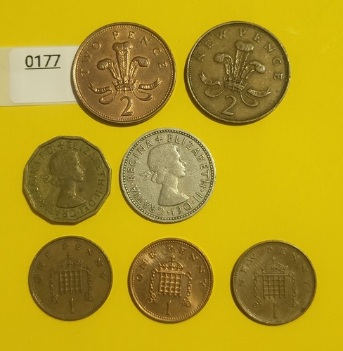 Sammlung britischer münzen - britischer,