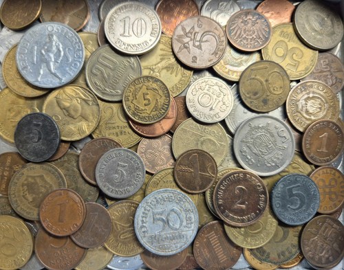 Münzen sammlung aus aller - sammlung,