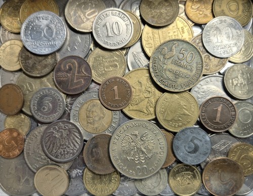 Münzen sammlung aus aller - sammlung,