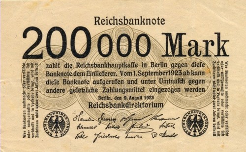 200 000 mark aus papas - 200.000,