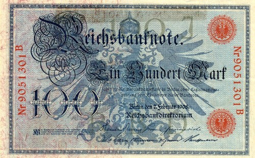 100 mark deutsches reich - 100,